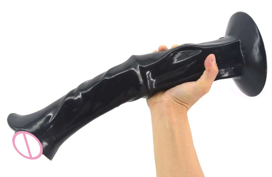 FAAK 35.5cm Long Realistic Horse Dildo Big Thick Animal Penis Sex Toys For Woman Vaginal Butt Massage Masturbation Huge Cow Dick - купить по
