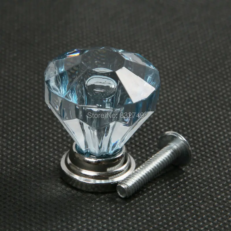 4 шт. кристально прозрачные ручки шкафа и современные Кристальные дверные