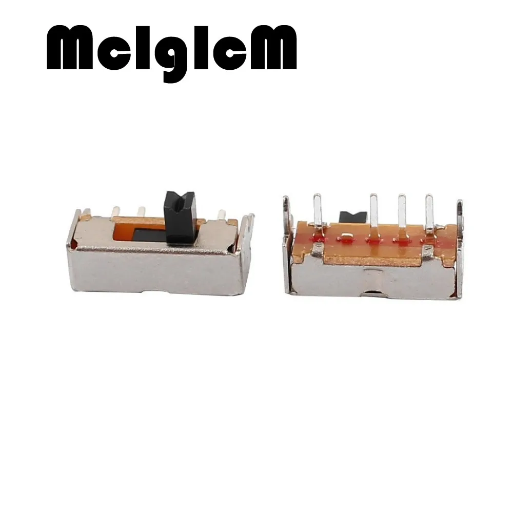 45 шт. мини скользящий переключатель SK13D07VG4 вкл. ВЫКЛ. 3 позиции 4Pin 1P3T микро тумблер