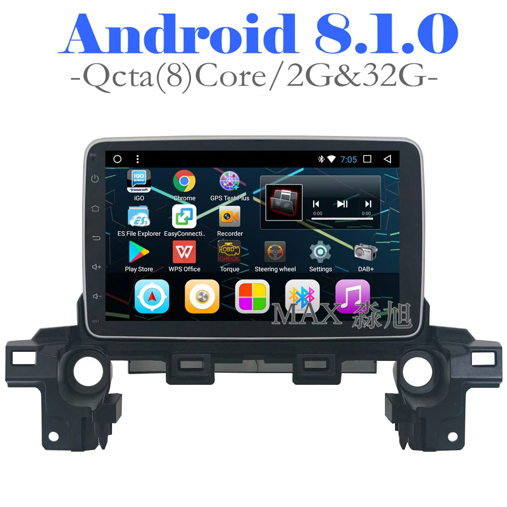 Макс. Восемь ядер Android 8.1.0 Автомобильный DVD плеер для Mazda CX 5 2017 2018 автомобильное