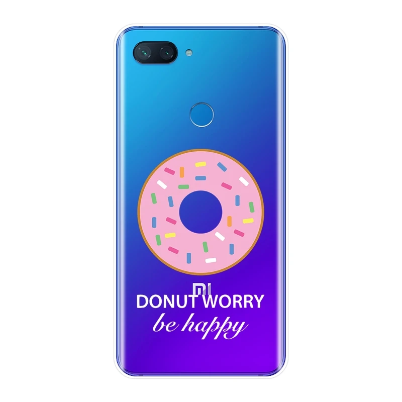 Мягкий силиконовый чехол для телефона Xiaomi MI 5 5C 5S 5X 6 6X Plus пончик мороженое Cooky ack A1 A2