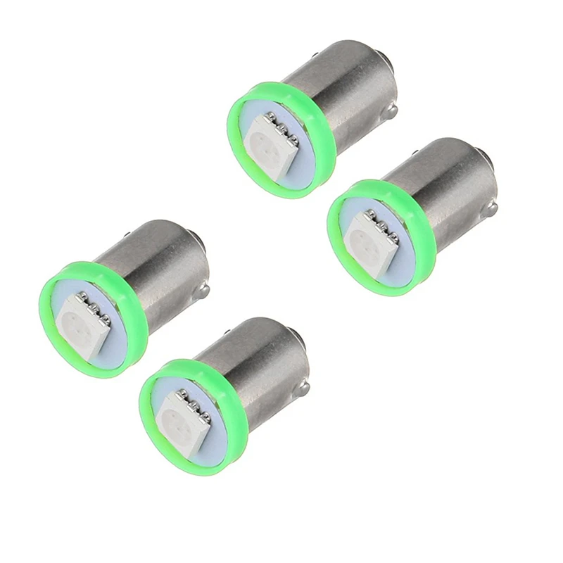 KEUECU 10 шт. зеленая BA9S 5050 1SMD Canbus безошибочная Внутренняя купольная автомобильная