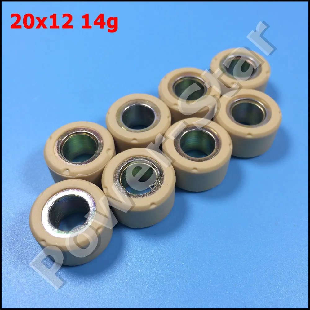 20x12 14G Variator Rollers 250CC 260CC 300CC 400CC VOG YP Majesty APRILIA Linhai Scooter Parts ATV Quad Buggy | Автомобили и