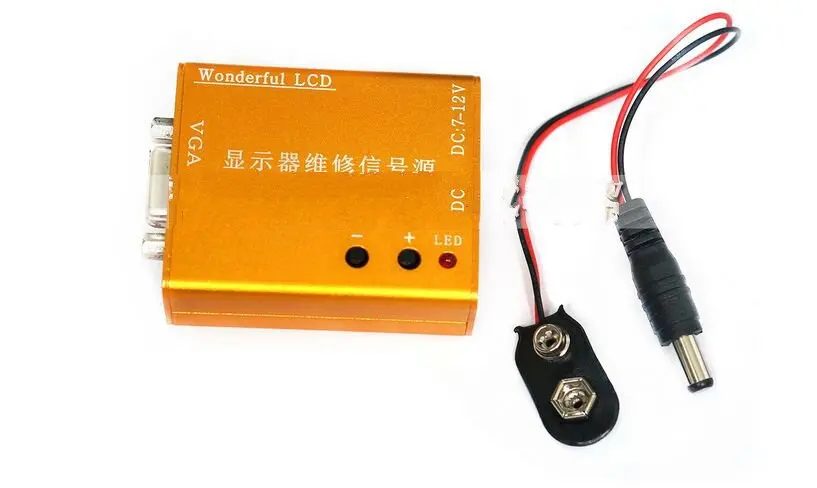 Портативный ЖК-монитор ремонтный источник VGA многочастотный генератор сигналов