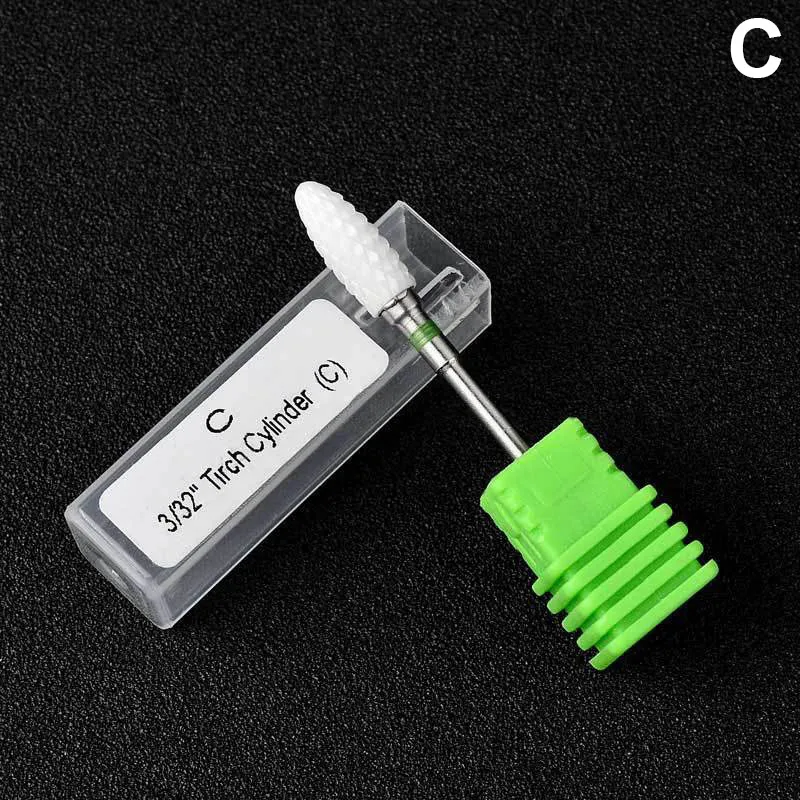 Сверло для дизайна ногтей керамическое сопло удаления акриловых лаков фрезы