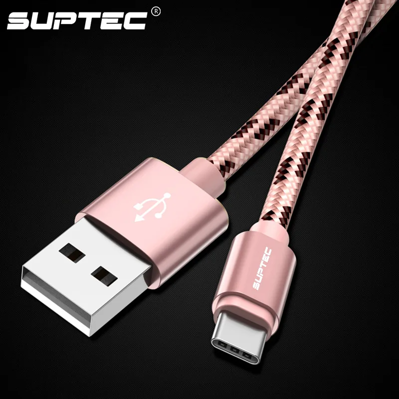 Кабель USB Type C SUPTEC 2 м/3 м для Samsung S9 S8 Note 9 быстрая зарядка и передача данных зарядный