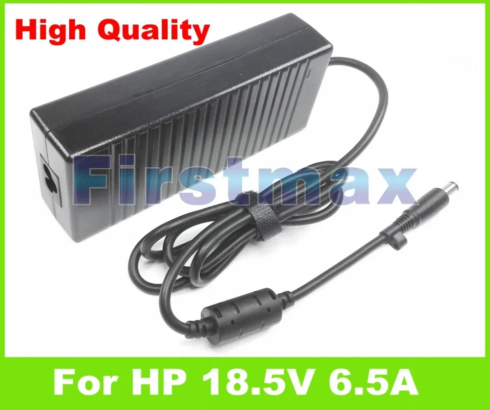 18,5 V 6.5A 120W адаптер переменного тока для hp HDX HDX18 HDX18t павильон DV6 DV7 DV8 Питание Зарядное устройство 608426-001 аккумулятор большой емкости PPP016L-E 609941-001 аккумулятор большой емкости