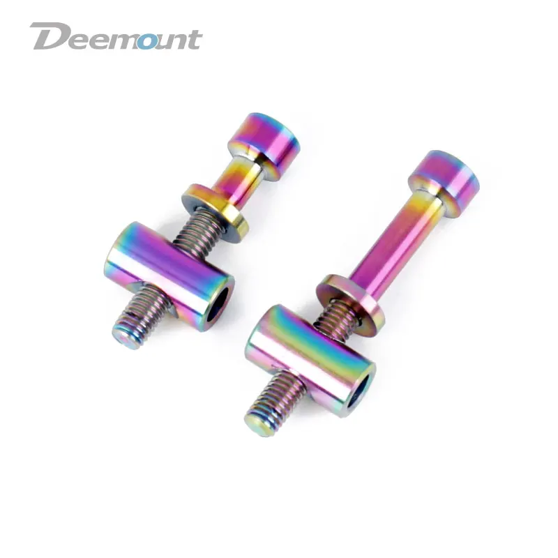 Deemount 2 шт. M5x30/40 велосипедная Подседельный штырь титановые болты с шестигранной