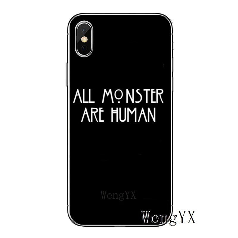 AHS American Horror Story для Apple iPhone 8 plus 7 plus 6s 6 plus X XR XS Max SE 5S 5c 5 4S 4 Мягкий термополиуретановый Чехол для мобильного телефона чехол