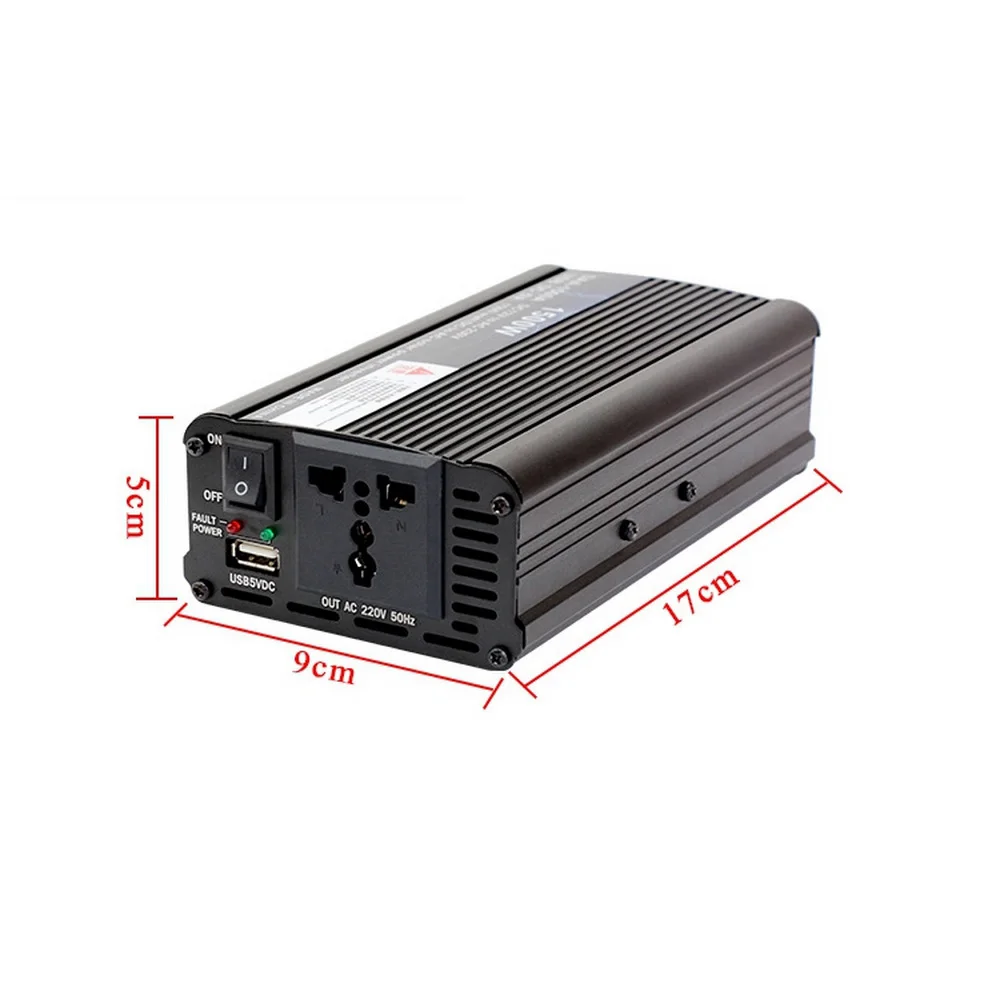 1500 Вт автомобильный инвертор DC 12V к AC 110V 220V 50Hz/60Hz портативный модифицированный