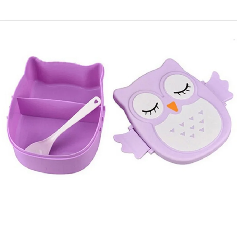 1 шт. Высокое качество Мультфильм Сова Ланч-бокс контейнер для еды портативный