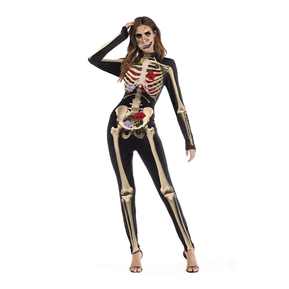 

Halloween Costumes For Women Horror Cos bloody Skull Zombie Costume Vampire Ghost Bride for Lady Halloween Party Cosplay Suit