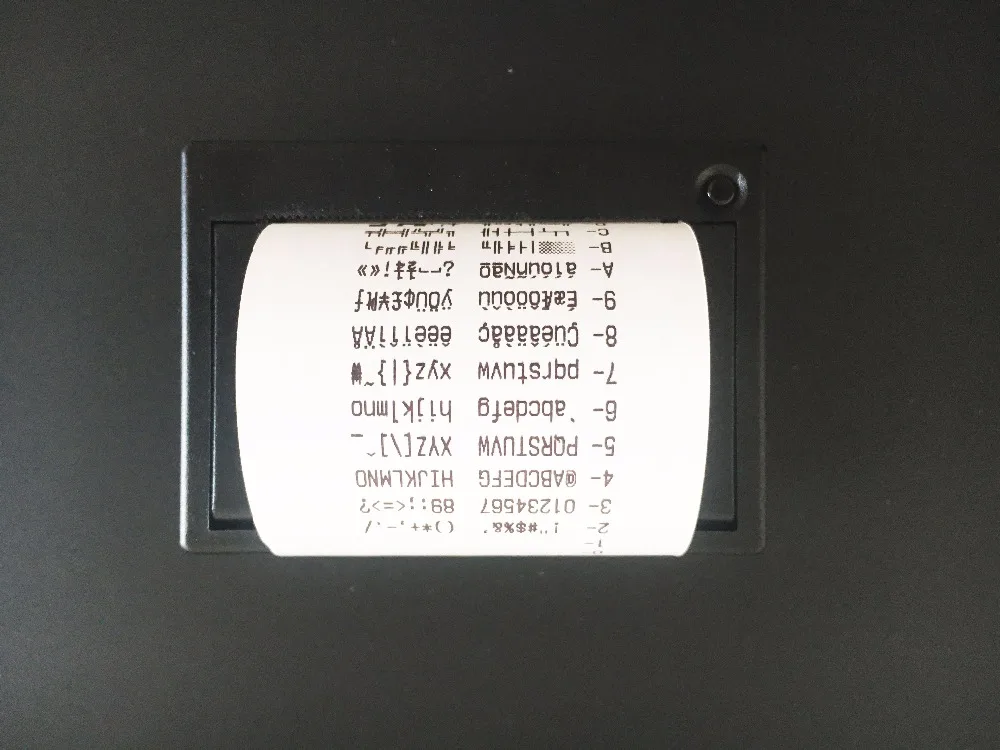 58 мм Термопринтер для промышленного монтажа мини панелей контрольно