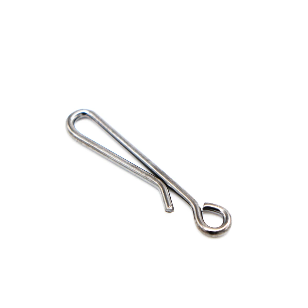 50pcs/box Bearing Lock Rolling Swivel Pin Solid Ring Snap Barrel Tackle Tool Connector Fishing Lure Line Accessories | Спорт и
