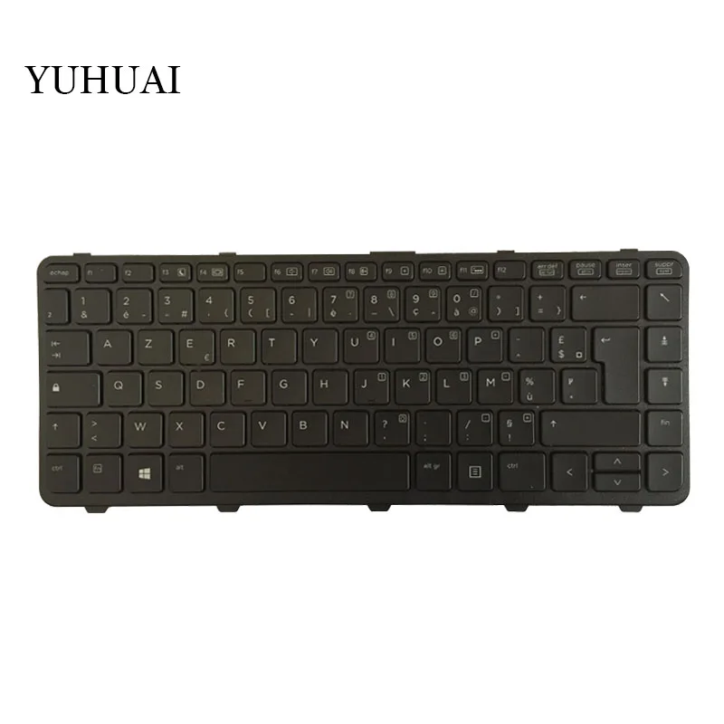

New French Laptop keyboard for HP ProBook 440 445 G1 G2 430 G2 FR keyboard with frame Backlight