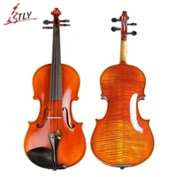 tongling brand professional violin 20 years old naturally dried stripes maple hand craft spirit varnish 44 violin