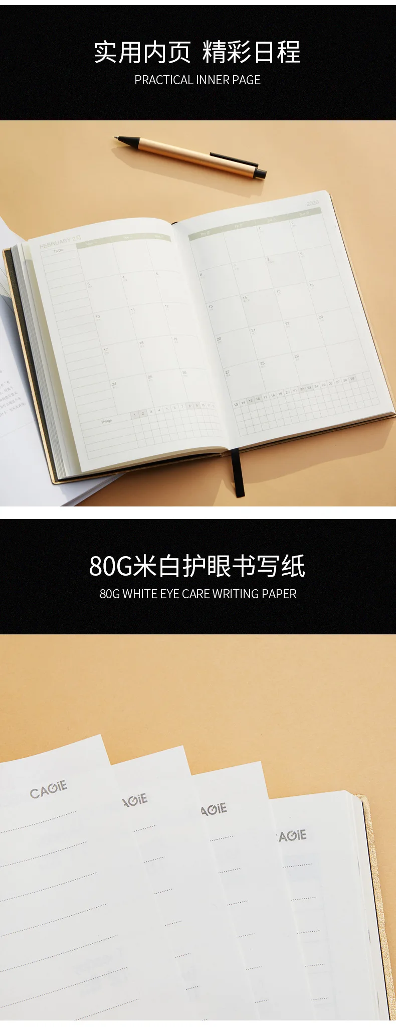 A5 Schedule Planner Notebook Schedule Book 18 Months Weekly School Office Agenda Dotted Journal.7-.12 D40