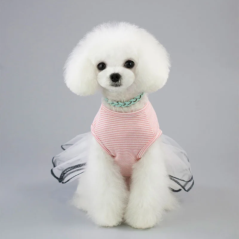 Одежда для домашних животных одежда собак модные платья в Корейском стиле