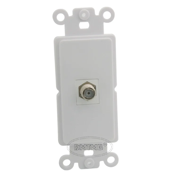 Внутренняя настенная панель 1 порт F head TV с кейстон стиль и поддержка DIY|wall plate|tv wall