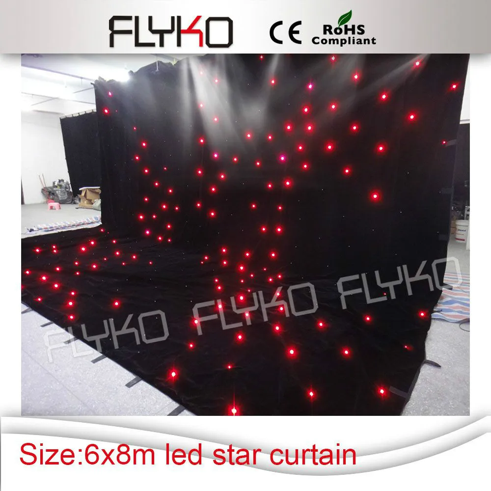 Led star cloth led curtain wedding backdrop stage background | Stage Lighting Effect