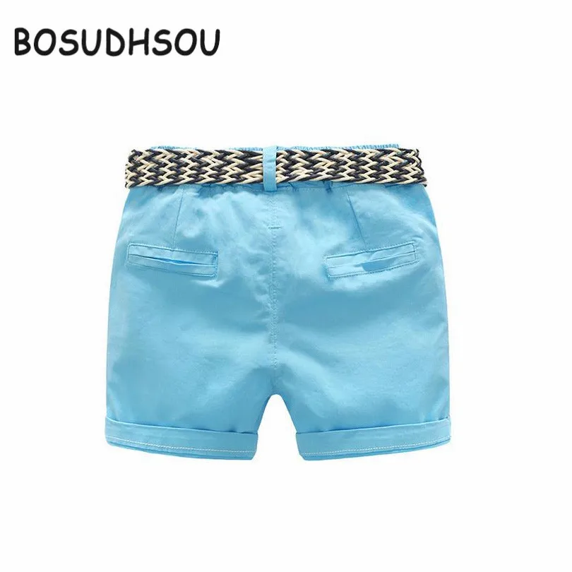 Bosudhsou/Повседневные Шорты Для маленьких мальчиков дизайнерские Короткие штаны
