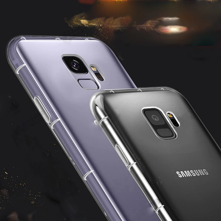 Прозрачный чехол для Samsung Galaxy J7 Duo J2 Pro 2018 мягкий из ТПУ на 360 градусов A8 C10 Airbag