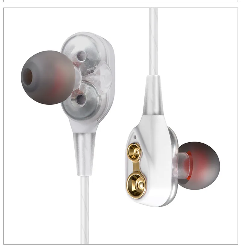 Умные Bluetooth наушники HIFI с двойной динамической катушкой Спортивная Музыкальная