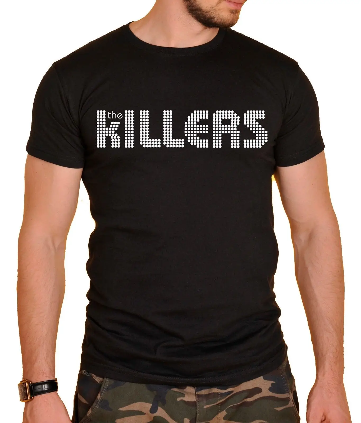 Новая Черная футболка The Killers Rock Band|Мужские футболки| |