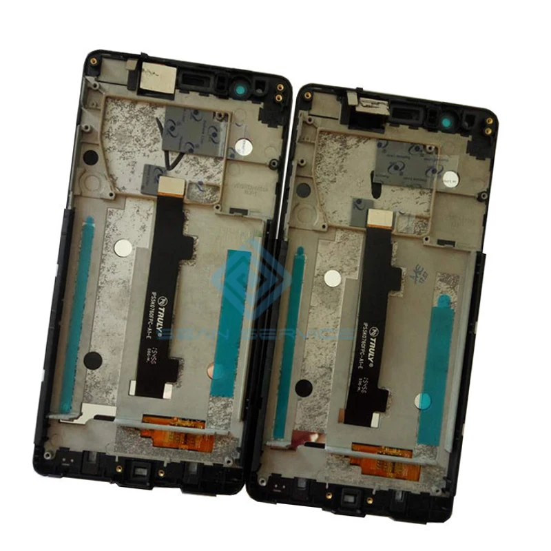 Для BQ Aquaris E5 ЖК-дисплей для мобильного телефона + кодирующий преобразователь