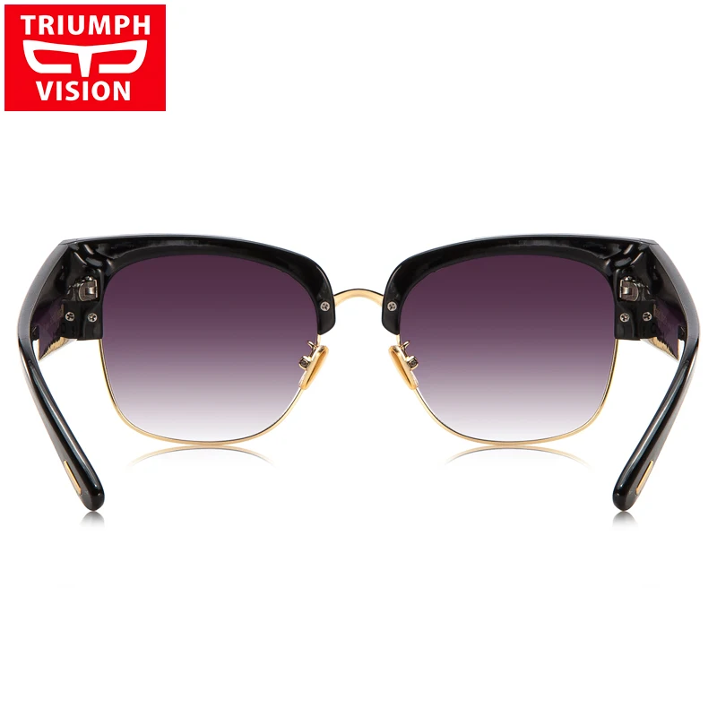 Женские Полуободковые очки TRIUMPH VISION трендовые Квадратные Солнцезащитные