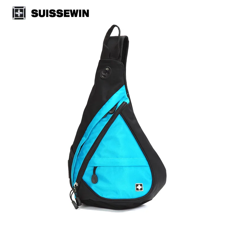 SWISSWIN сумки через плечо мужчины одного плеча мешок модные женские туфли нагрудные