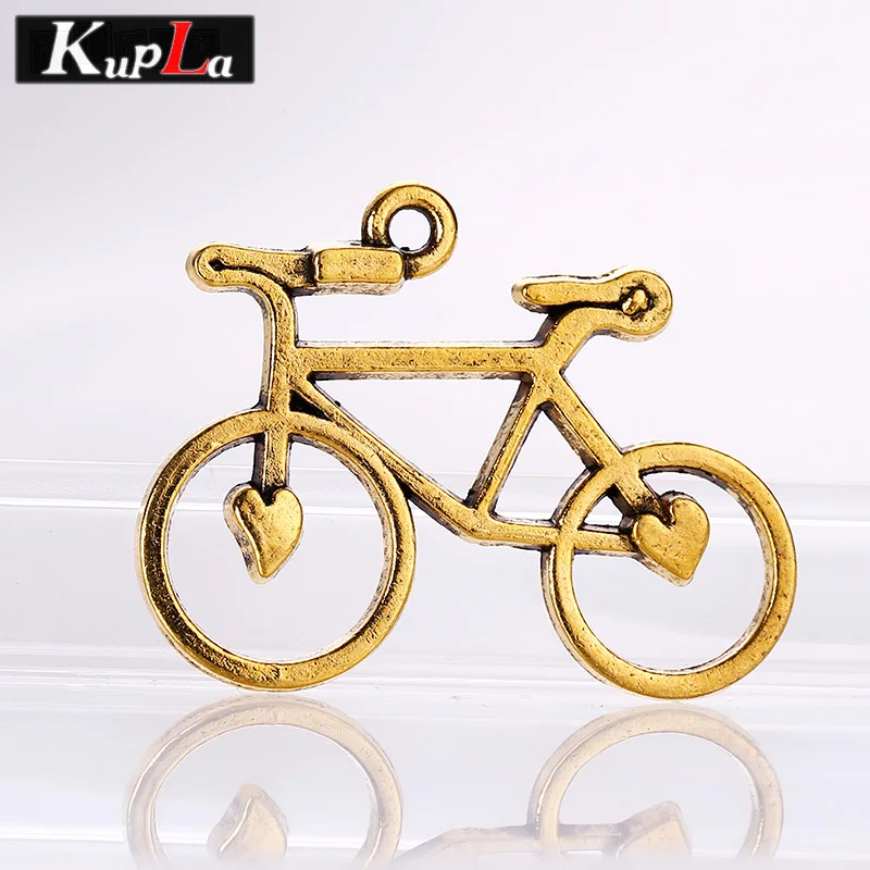 Винтажные серебряные металлические подвески велосипеды из цинкового сплава Diy