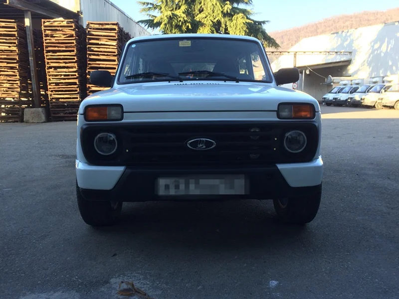 Для lada niva 4x4 2 шт. 7-дюймовые светодиодсветодиодный гало фары комплект 7