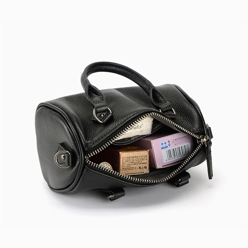 Женская сумка BeDo из натуральной воловьей кожи модные простые черные дамские