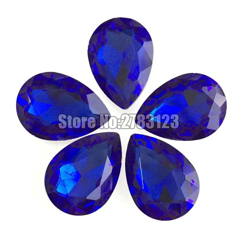 Заводские продажи royalblue pointback хорошее качество AAA + стеклянные хрустальные стразы