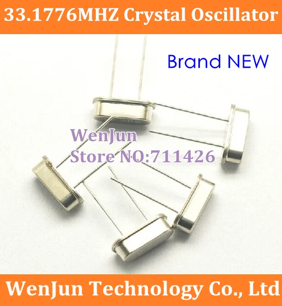 

NEW 33.1776MHZ Crystal Oscillator 33.1776MHZ Plug-in crystal HC-49S Crystal Oscillator 20PF