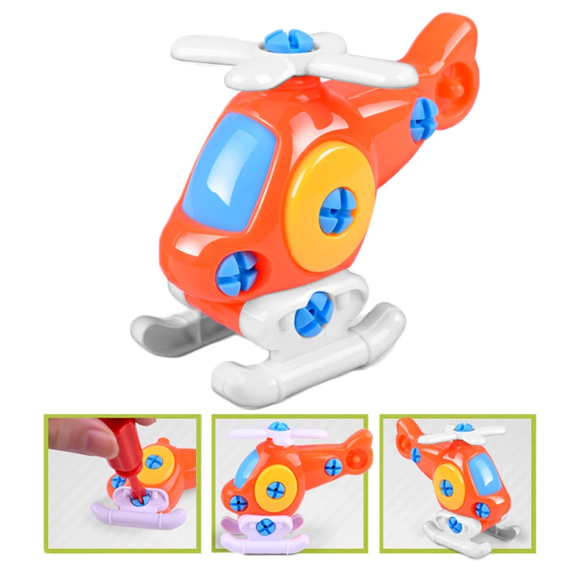 Образование Modelo игрушечные самолеты ранняя обучающая головоломка игрушки самолет разборка сборка ремесла подарок для мальчиков