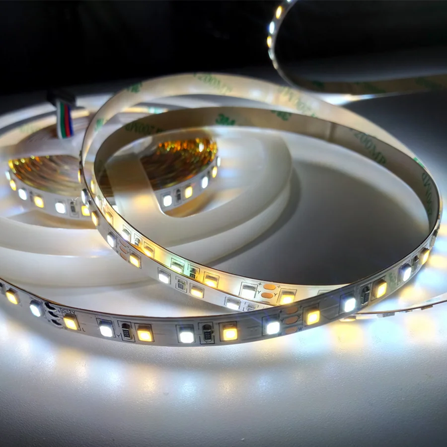 5 м 2835 SMD RGB светильник/120 светодиодов/м S образная Светодиодная лента e теплый белый
