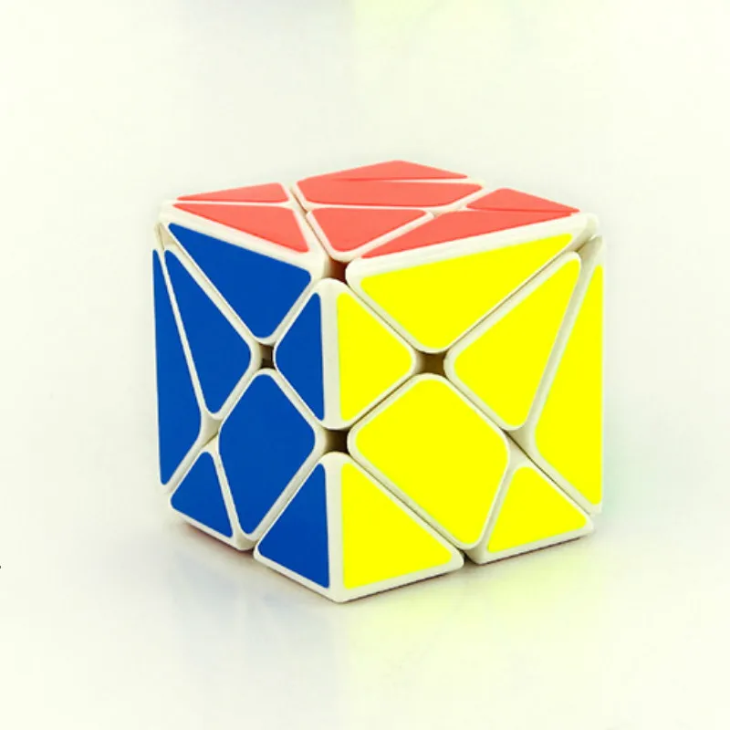 Белый Лидер продаж YongJun YJ Axis 3x3x3 магический куб, меняющий нерегулярно Jinggang скоростной куб с матовой наклейкой, игрушки для детей - Цвет: Белый