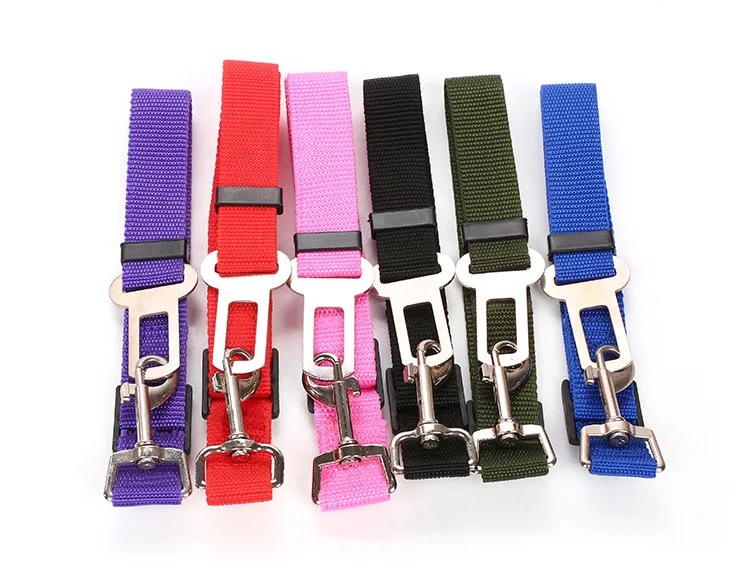Pet Dog Supplies Safety Lever Auto Traction Products Vehicle Car Seat Belt Puppy Seatbelt Harness Lead Clip |