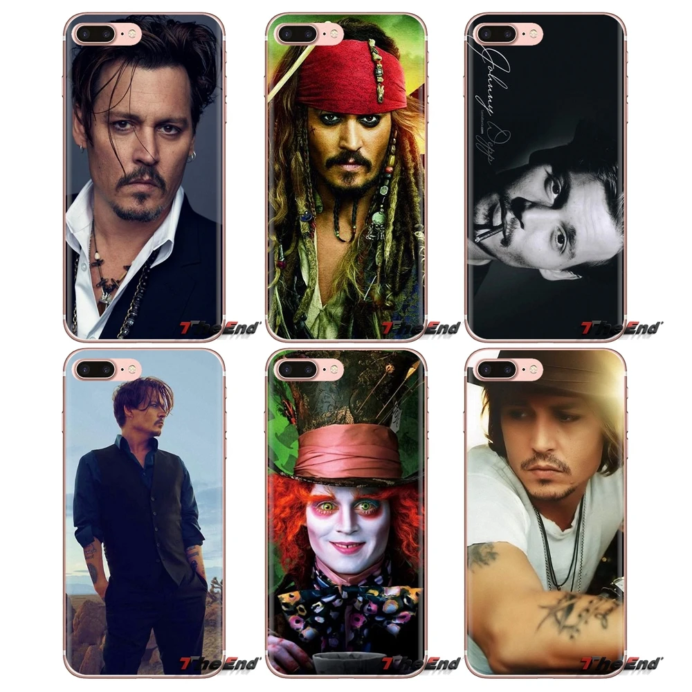 For Xiaomi Mi3 Samsung A10 A30 A40 A50 A60 A70 Galaxy S2 Note 2 Grand Core Prime Pirates Caribbean Johnny Depp Jack TPU Bag Case |
