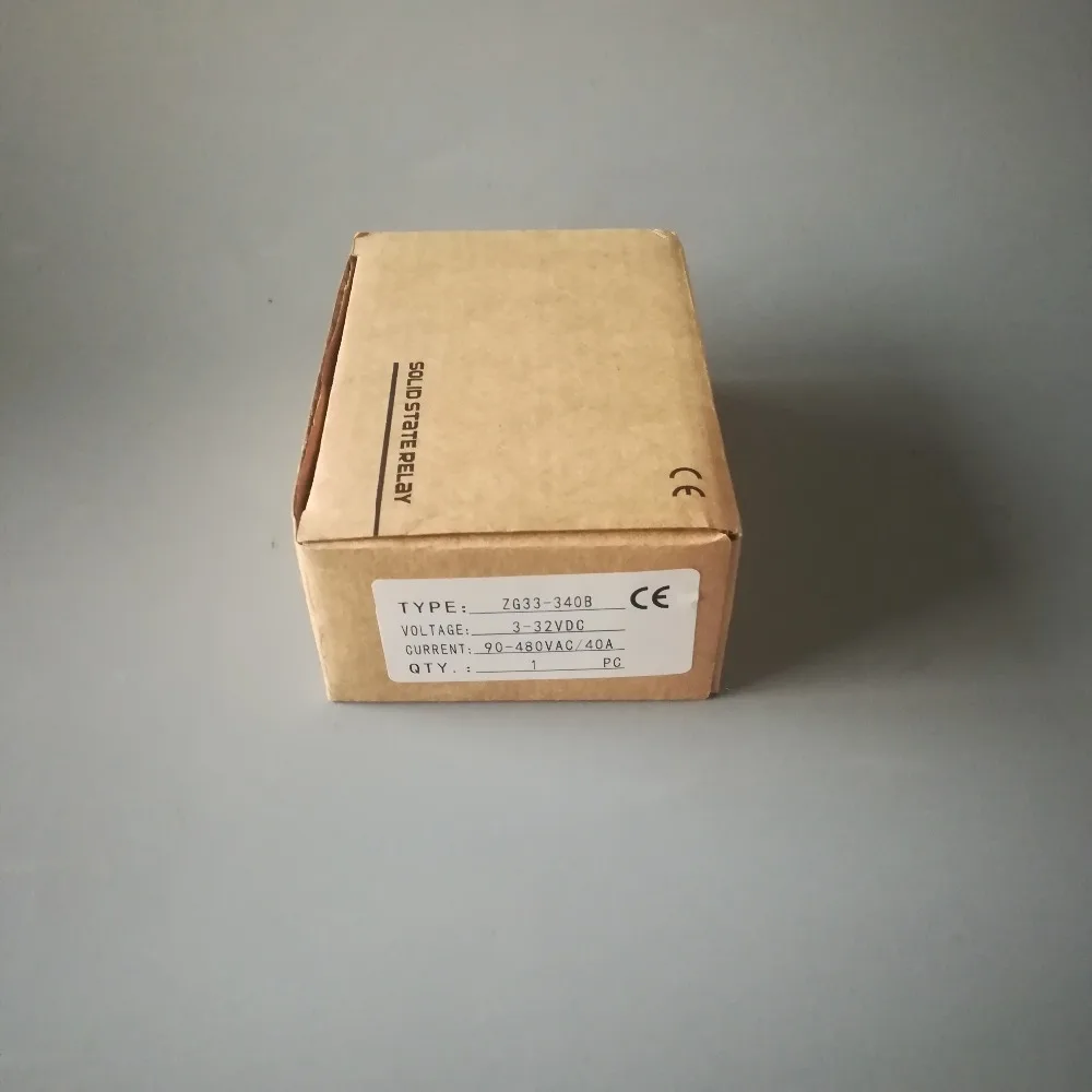CHUX 40A DC управления переменного тока трехфазное твердотельное реле 3 фазы SSR 40DA ZG33-340B 12 В реле