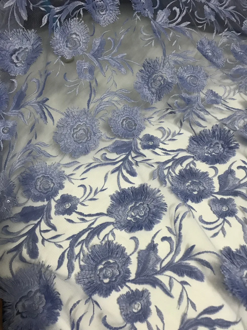 Hot sale Anan-102317 nigerian Tulle Lace Fabrics French Net Fabric Embroidered Mesh | Дом и сад