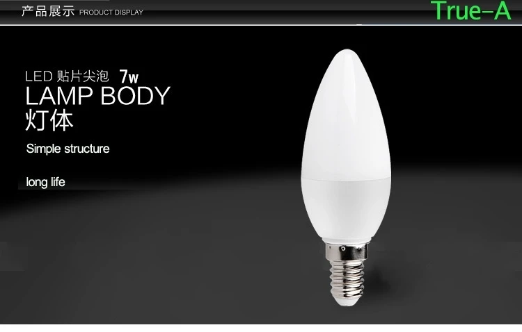 E14 2835 Светодиодный свет свечи лампы высокой Мощность 7 Вт 10smd встраиваемые