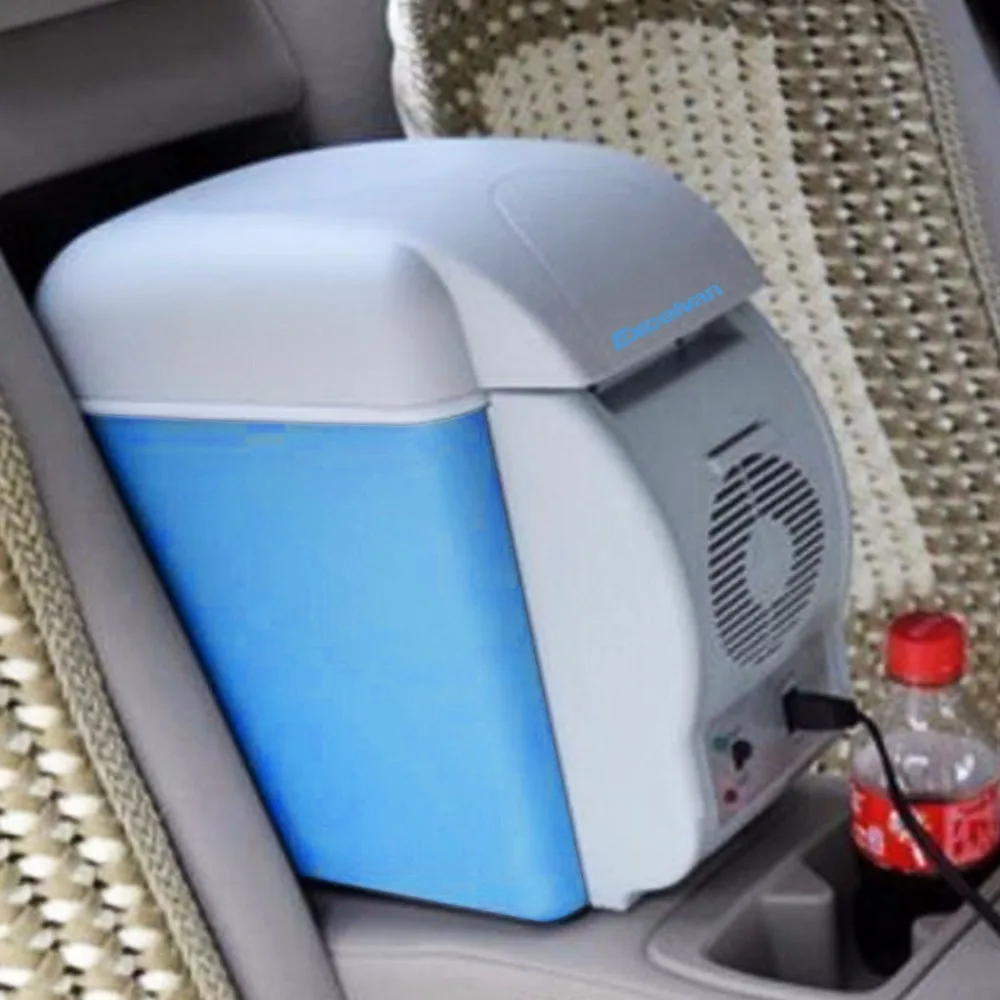 Excelvan портативный 7.5L Мини Автомобильный холодильник многофункциональный домашний туристический холодильник морозильник Теплее Холодильник Авто поставка