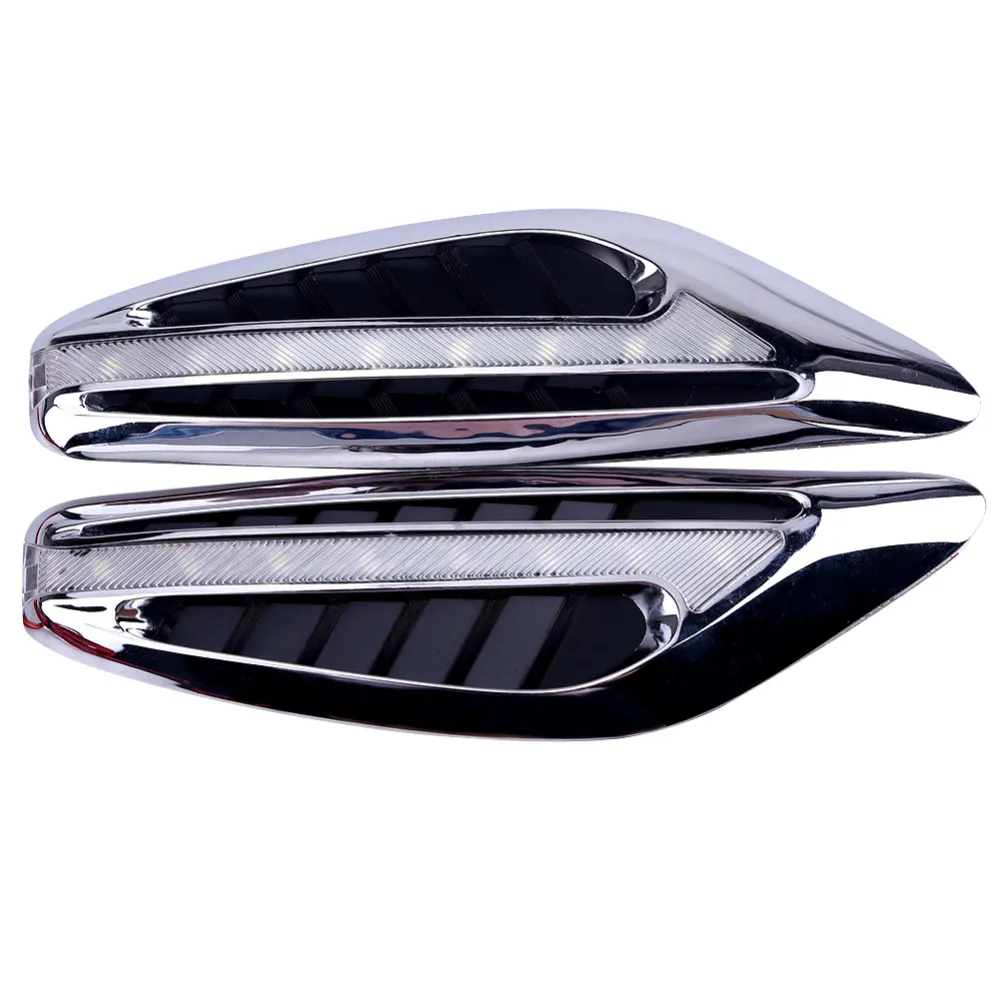 2 шт. светодиодный светильник на рулевое управление крыло боковая лампа DC 12 В в