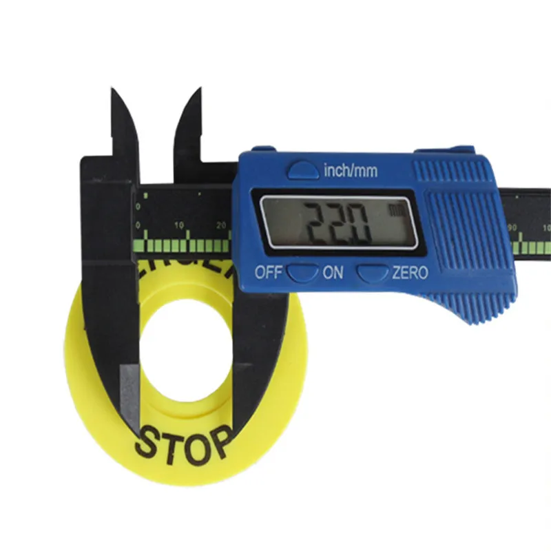 10 шт./лот кнопка переключатель наклейка для панели рамка аварийный стоп