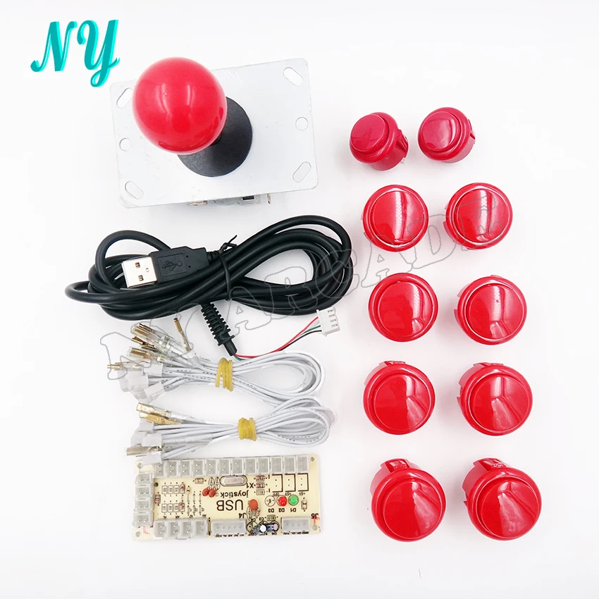Аркадный джойстик DIY Kit нулевой задержкой Аркады набор usb-датчик для ПК Arcade копия