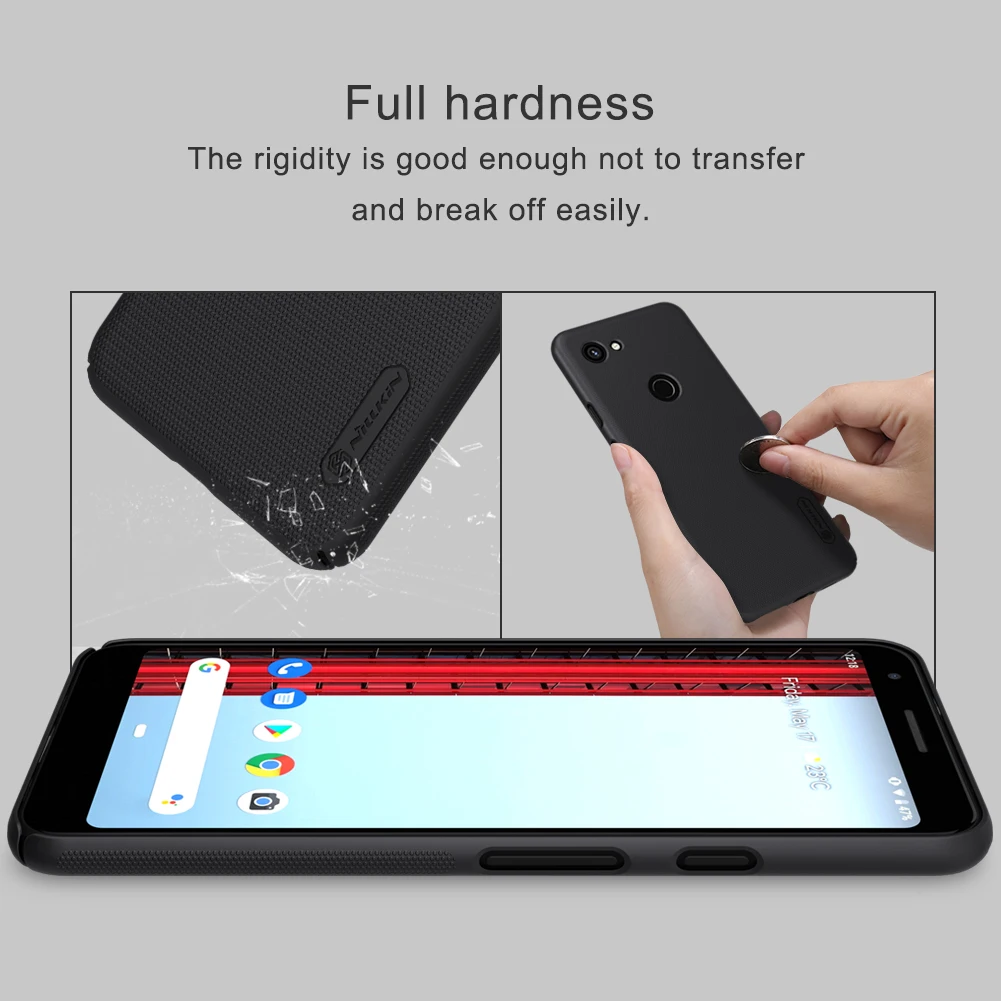 Для Google Pixel 3a NILLKIN матовая защитная задняя крышка для 3 XL 3A Ультратонкий ПК Жесткий