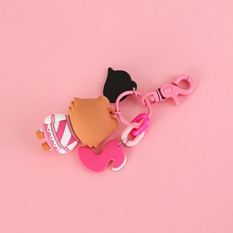 2018New милые корейские маленькие брелоки животные фильм роль брелок сумка кулон